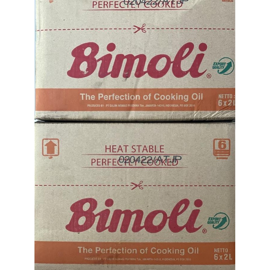 

MINYAK GORENG BIMOLI REFILL 2 LITER DUS ISI 6 ORIGINAL DAN TERPERCAYA