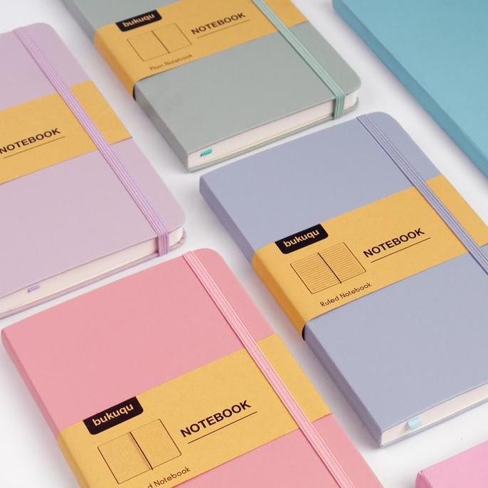 

Bukuqu Classic Notebook Pastel Edition - Bullet Journal - Planner - Buku Agenda Kertas Paper