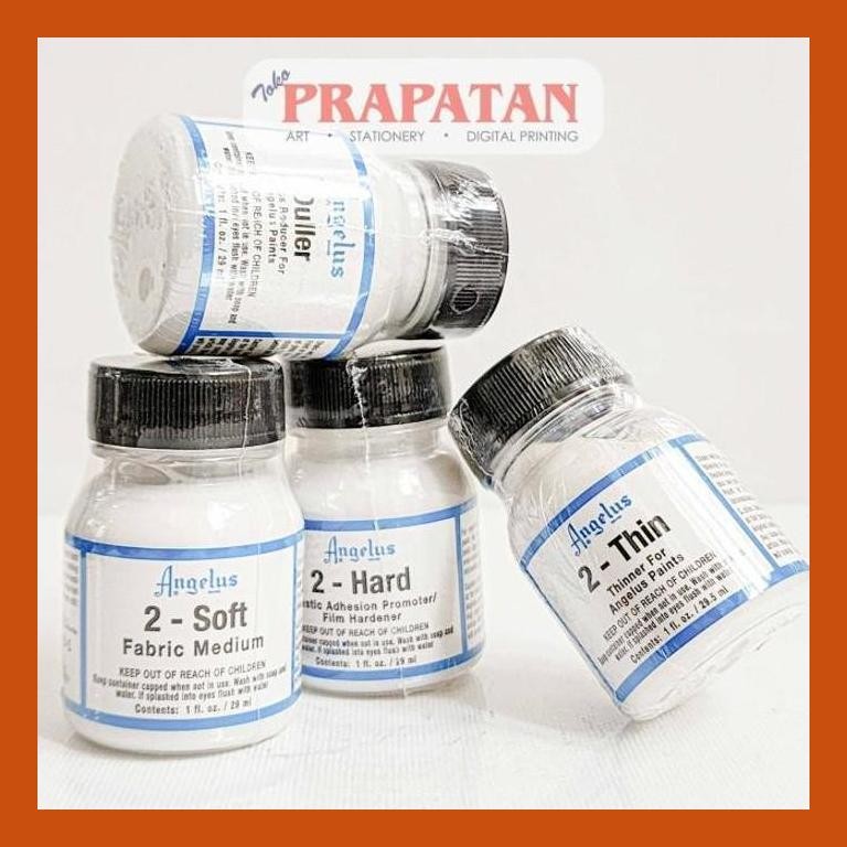 

[ PERALATAN LUKIS / GAMBAR ] ANGELUS ACRYLIC LEATHER PAINT MEDIUM 1OZ THIN | SOFT | HARD | DULLER SIAP KIRIM