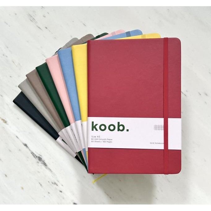 

A521 Koob. notebook A5 buku tulis kotak / grid agenda jurnal diary
