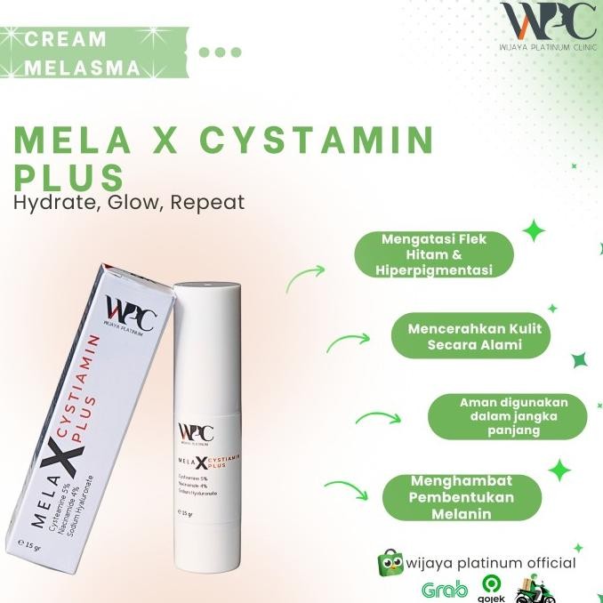 TERBARU - WPC Mela X Cystiamin Plus - Mengatasi Melasma & Hyperpigmentasi