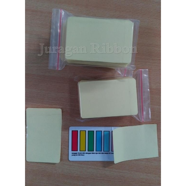 

Stiker vinil Inkjet id card , ukuran sesuai dengan id card isi 100 pcs