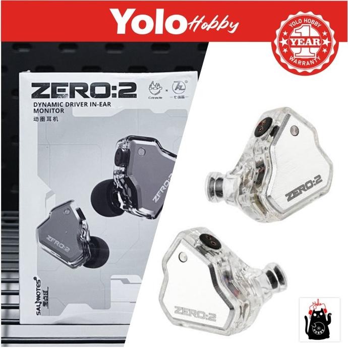 Murah 7Hz Zero 2 7Hz X Crinacle Zero : 2 Dynamic Driver In Ear Earphone