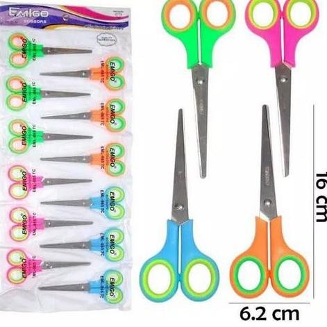 

Pk32 [12 Pcs] Gunting Tanggung Tajam Murah Emigo / Montana / Voxy