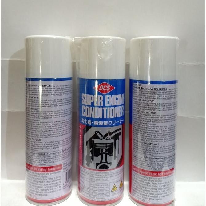 DCS Engine Conditioner Foam 203ml Throttle Injection Cleaner Cairan Tune Up Busa Pembersih Ruang Bak