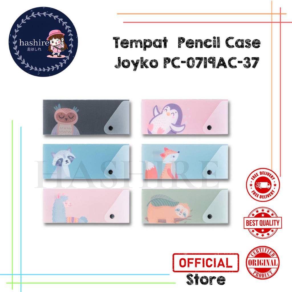 

Kotak Tempat Pensil Pencil Case Joyko PC-0719AC-37 Animal Calender