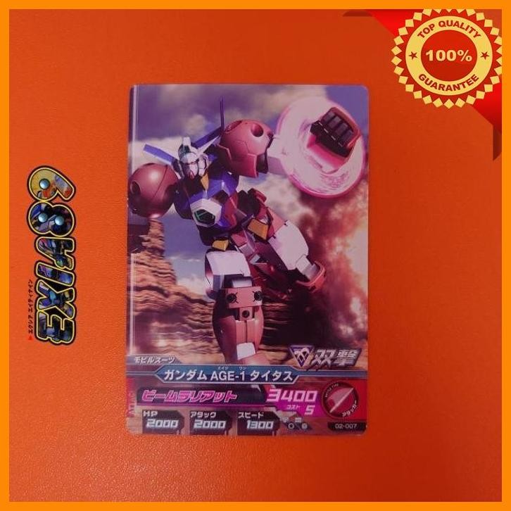 [exi] gundam tryage card 02-007 [c] - gundam age-1 titus