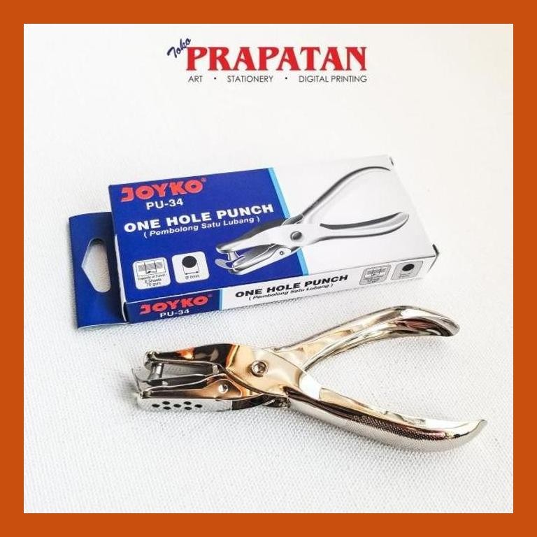 

[ PERALATAN LUKIS / GAMBAR ] PEMBOLONG KERTAS JOYKO SATU LUBANG PU-34 / JOYKO ONE HOLE PUNCH SIAP KIRIM