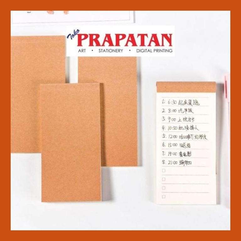 

[ PERALATAN LUKIS / GAMBAR ] SIMPLE BASIC SLIM MEMO NOTE PAD PACKING AMAN