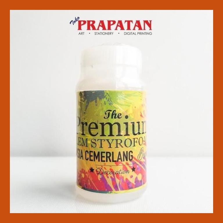 

[ PERALATAN LUKIS / GAMBAR ] LEM STYROFOAM ASIA CEMERLANG 100 GR SIAP KIRIM