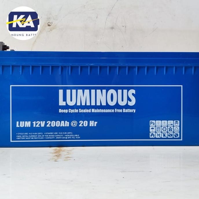 Baterai VRLA / Aki Kering/ Baterai Luminous 12v 200ah 12 v 200 ah