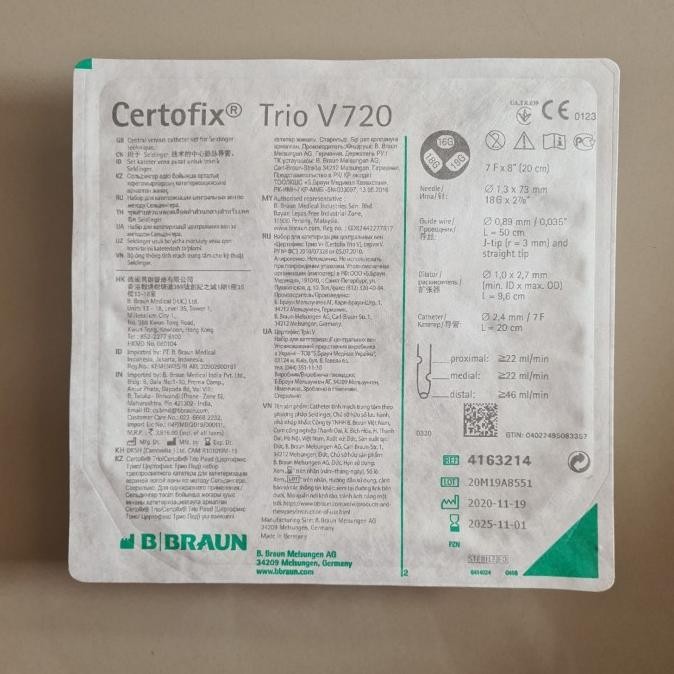 BEBAS ONGKIR - Certofix Trio V720 "B-Braun"