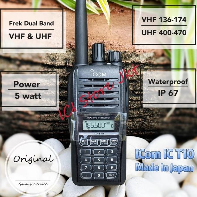 NEW HT ICom IC T10 / HT Icom T 10 / HT Icom Dual band