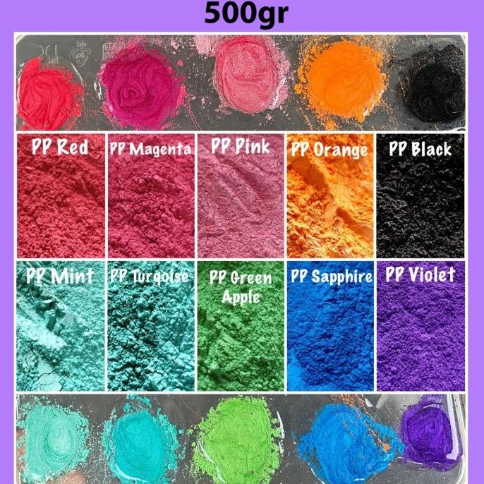 

CO 500g Metallic Powder Bubuk Metalik / Mica Powder / Pewarna Sabun (2)