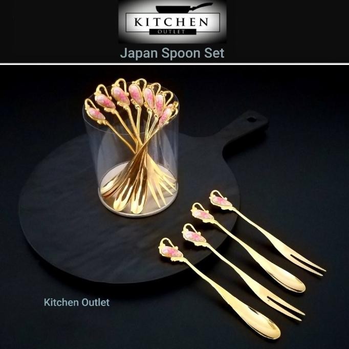 MURAH Sendok Teh Gold Spoon Sendok Antik Sendok Emas