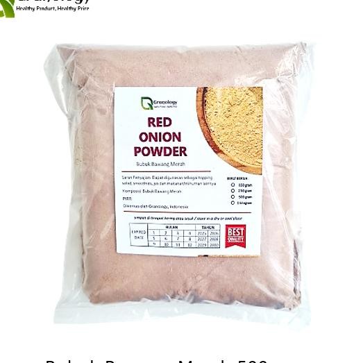 

Bawang Merah Bubu Pure Hallot Powder Red Onion Powder Gram By Granology