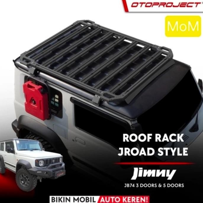 Otoproject Roof Rack Atas Jroad Style Jimny Jb74 3 Door / 5 Door Original Dan Terpercaya