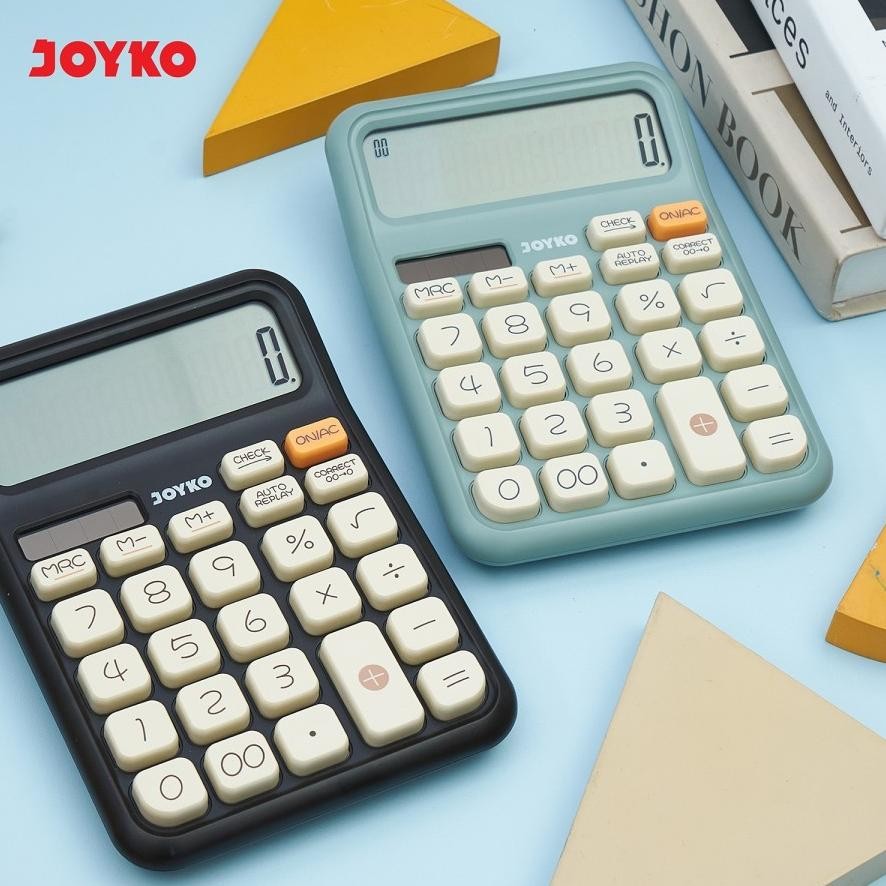 

dh-68 STYLIST COLOR CALCULATOR JOYKO CC-71CO - KALKULATOR FANCY WARNA DESKTOP MEJA Berkualitas