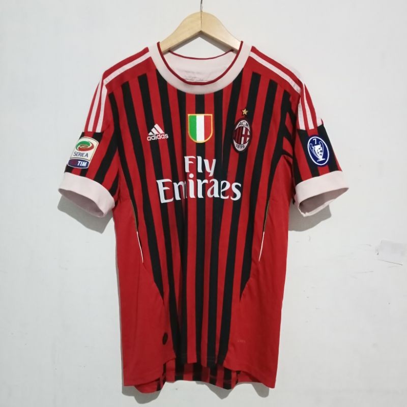 Jersey AC Milan Home 2011/2012 Nameset Nesta Grade A3 Jersey Milan Retro