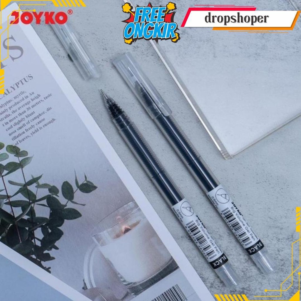 

1 Lsn / 12 Pcs Gel Pen Pulpen Pena Joyko Gp-347 Grandez 0.5 Mm Siap Kirim