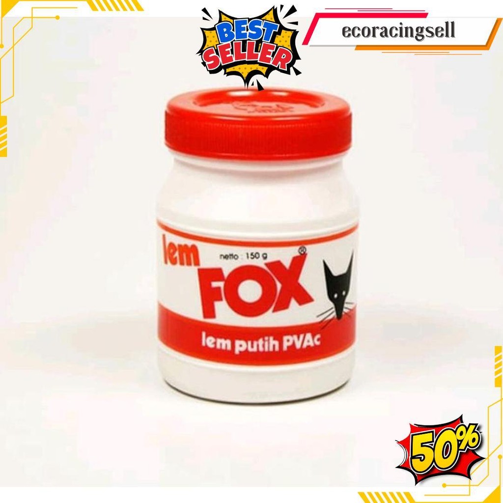

Lem Fox Putih Pvac Botol 150 Gram Terlaris