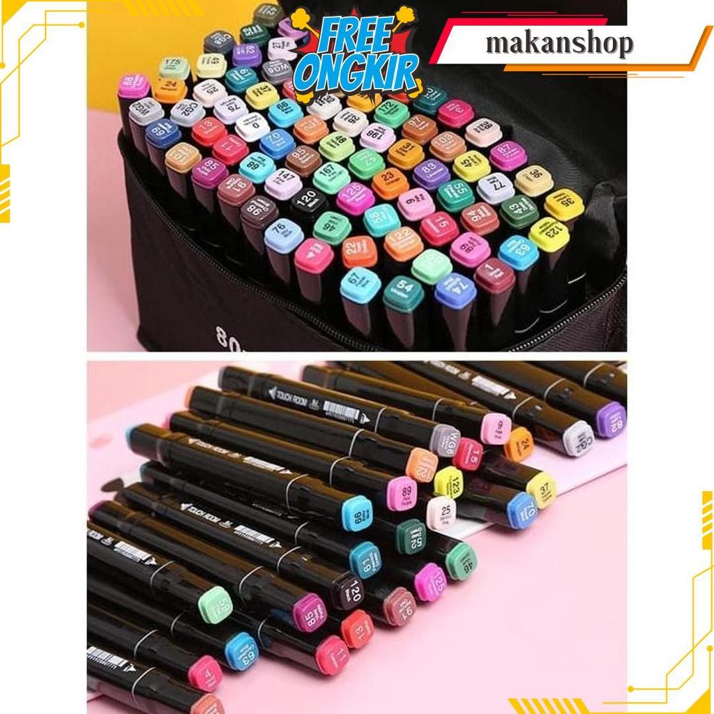 

Sby Stabilo Spidol Warna Sketsa Umum Dua Sisi Kepala Tulis Luas Dan Halus Double Headed General Touch Marker Pen Animation Set Markers Dual Side Fine Art Brush Twin Market Set 24Pcs, 48Pcs, 80Pcs All In One Multi Color Pena Pensil Gratis Ongkir