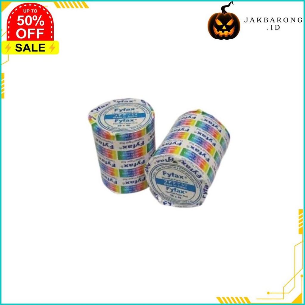 

Thermal Paper (Kertas Kasir) Fyfax 58X48 1 Pack ( 10 Roll) Atk Cod