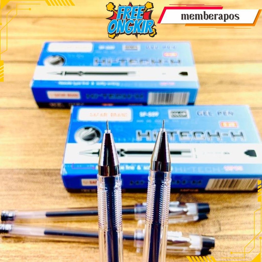 

(1Pack) Pulpen/Gel Pen Hi-Tech-H Hi-Tech Hitech Hi-Tec Hitec Murah Safari Eds-On 0.28 Mm Gratis Ongkir