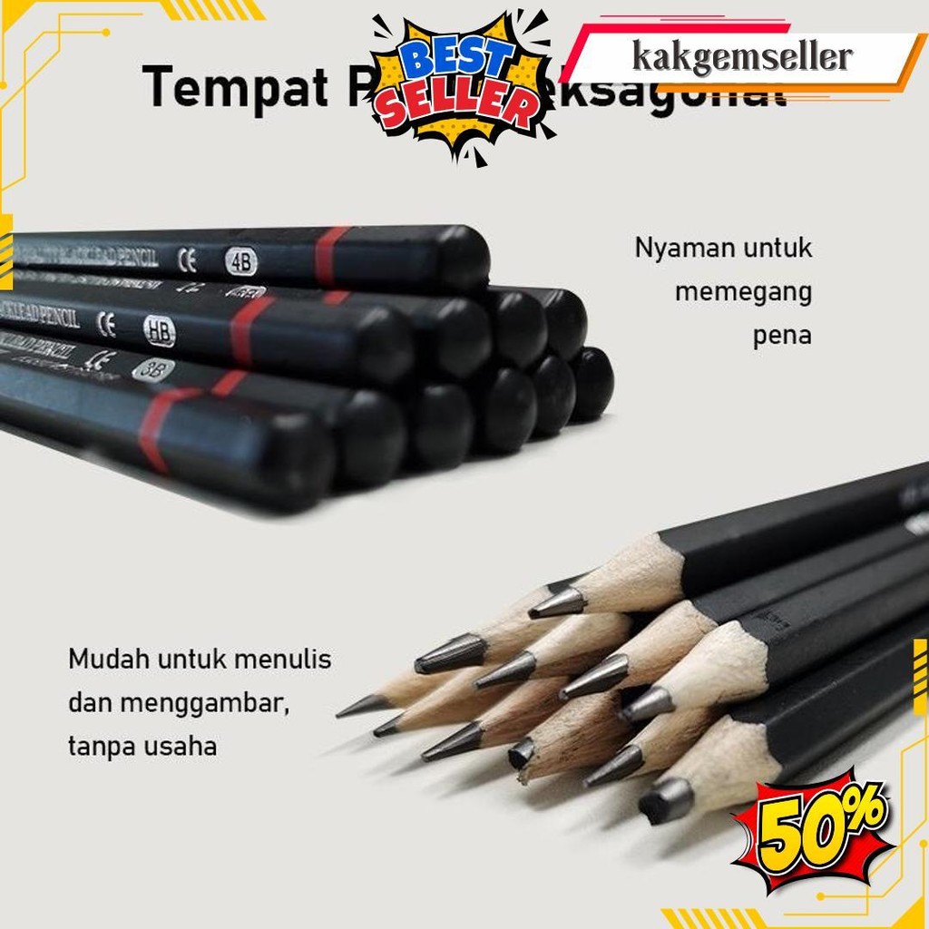

Kmry 12 Pcs Pensil Gambar Sketsa Set Lengkap 2H H F B Hb 2B 3B 4B 5B 6B 7B 8B Charcoal Pensil Set Siap Kirim
