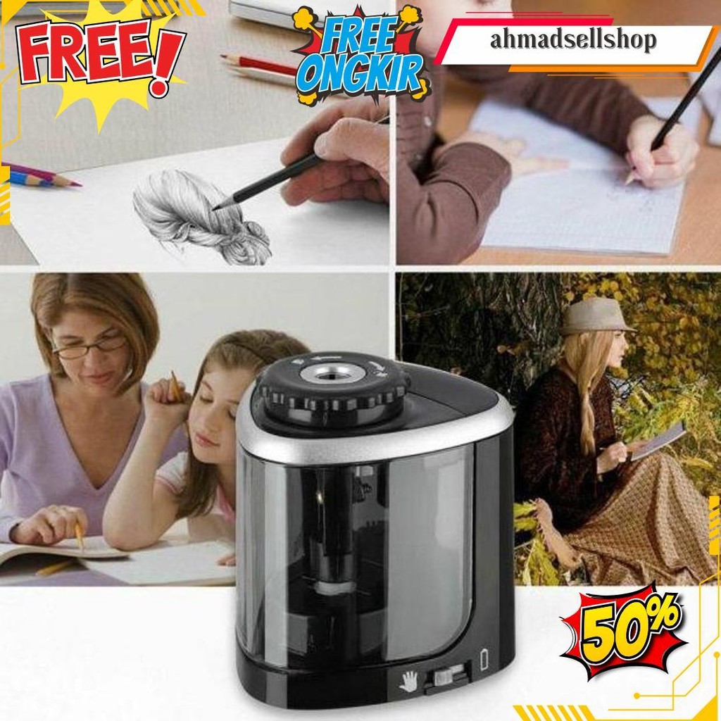 

Rautan Pensil Elektrik / Pencil Sharpener - Tenwin 8005/ Dilengkapi 2 Mata Pisau Bisa Cod