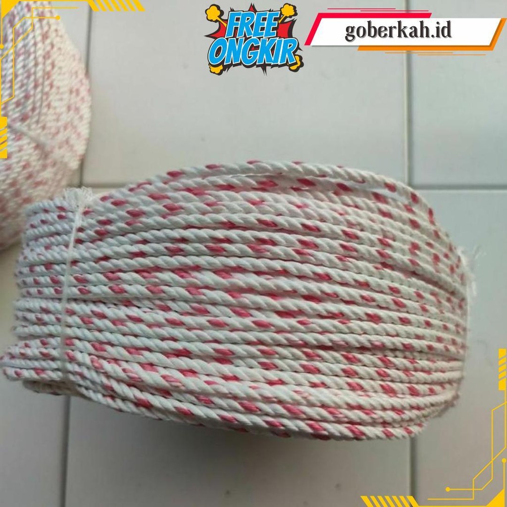 

Tali Tambang Plastik 5Mm Qrope Panjang 200M Tiap Roll Cod