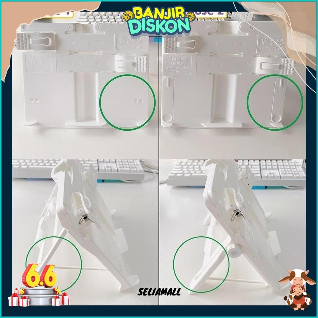 

Winzige Desktop Reading Book Stand Holder Adjustable Dudukan Penyangga Tatakan Buku Utk Membaca Terlaris