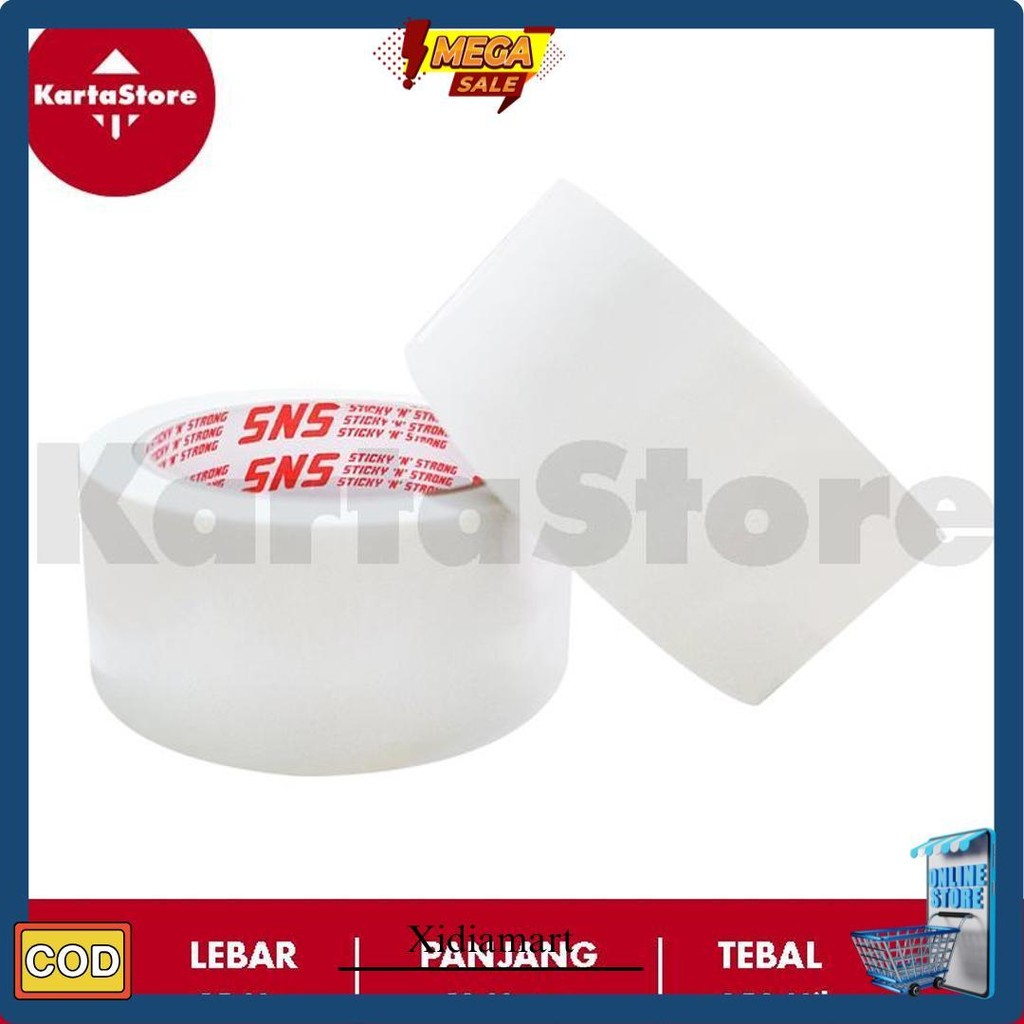 

Lakban Kain Hitam Cloth Tape Hitam/Kuning/Putih 2 Inch X 12 Meter Meter Sns Sticky N Strong Gratis Ongkir