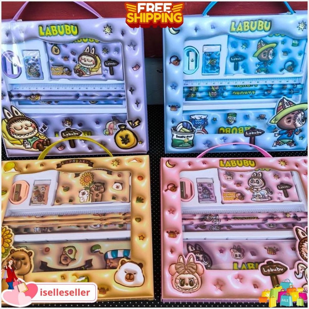 

Sanrio Alat Tulis Kotak Pensil Anak Set Kuromi My Melody Cinnamoroll Labubu Stationery Anak Sekolah Bisa Cod