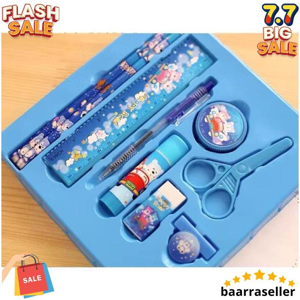 

Stationary Set 9 In 1 Alat Tulis Set Sekolah - Toserbazaar Gratis Ongkir