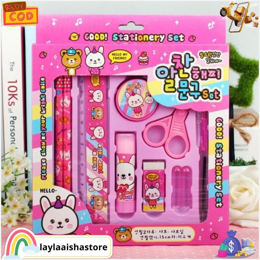 

Wbs Paket Alat Tulis Set 8In1 Stationery Set Study Set Anak Karakter Souvenir Set Alat Tulis Ss129 Termurah Banget