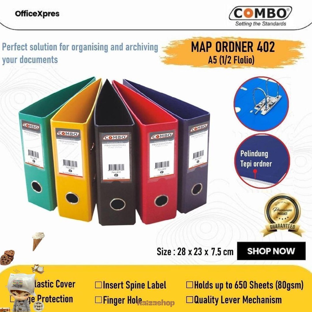 

Odner Pvc Colour / File Kwitansi / File Pvc 402 Warna Combo / Map Ordner Folder File A5 Kilat