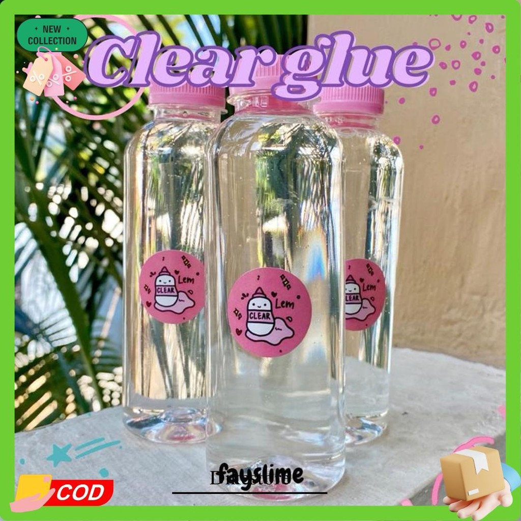 

Clear Glue 250Ml | Lem Bening Untuk Membuat Slime Termurah Banget