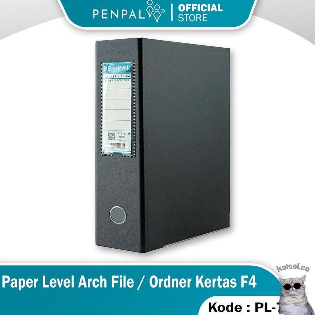 

Penpal Paper Lever Arch File / Ordner Kertas F4 Pl-771 Promo