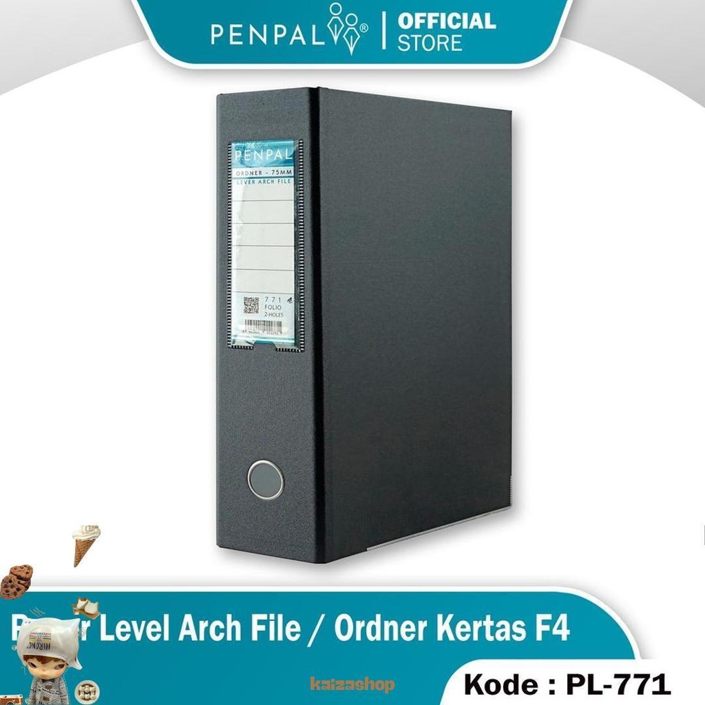 

Penpal Paper Lever Arch File / Ordner Kertas F4 Pl-771 Diskon
