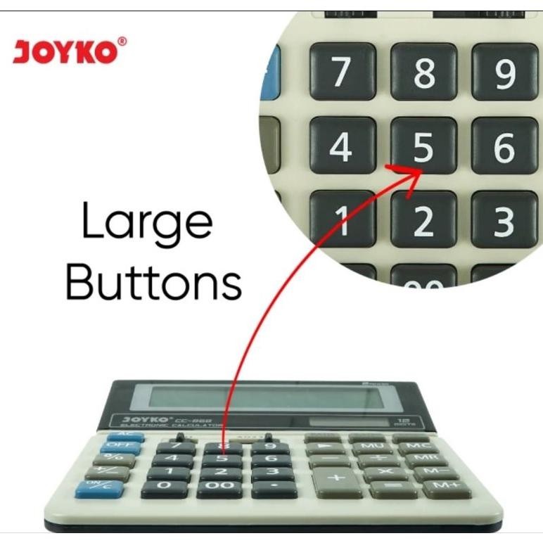 

Promo! JOYKO CC-868 Check & Correct Kalkulator mirip spt Citi.Zen SDC-868L Terlaris