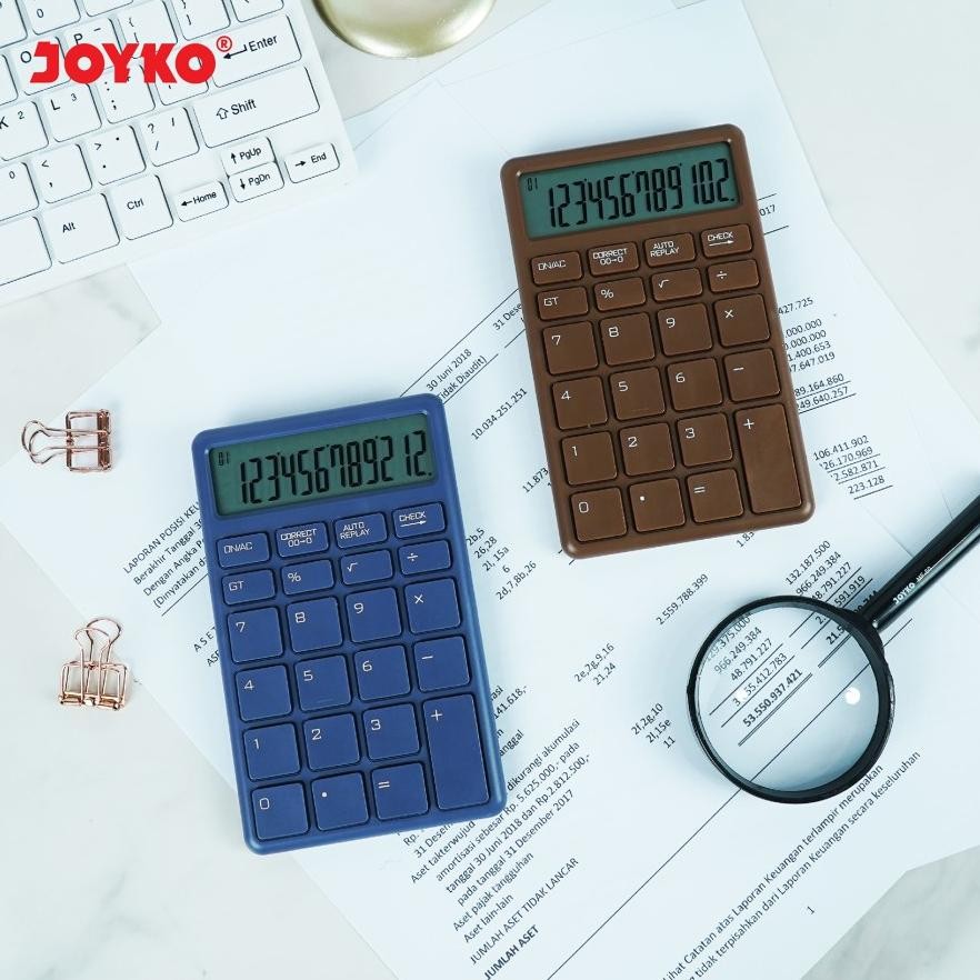 

yt- Kalkulator JOYKO CC 55CO - Calculator Check & Correct (Bisa Cek Ulang) 12 Digit Original