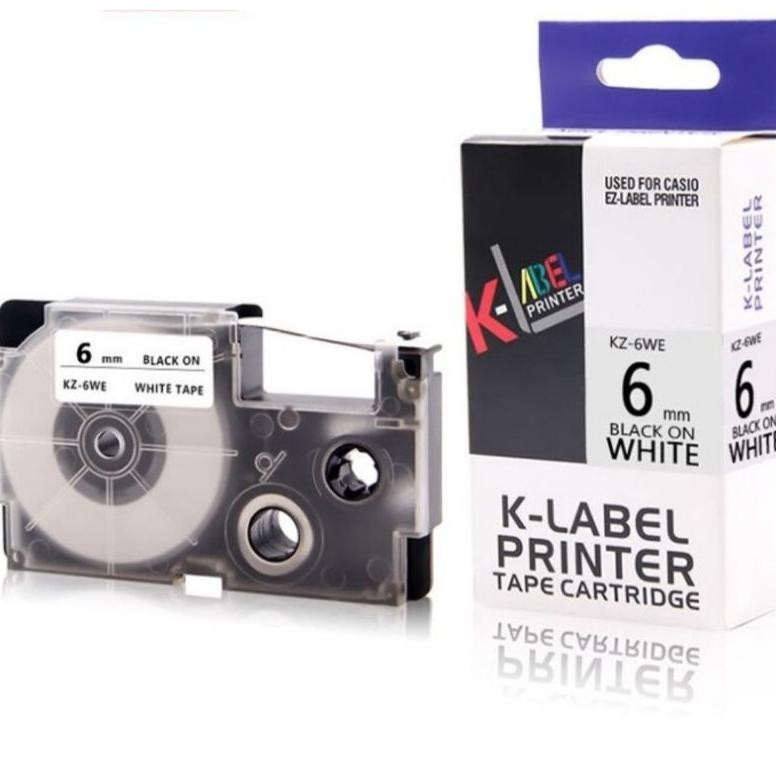 

Hot Sale Refill K-Label Printer EZ Label 6MM Compatible Casio Tape Cartridge Berkualitas