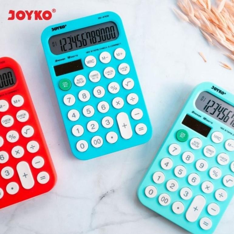 

IK69 Kalkulator JOYKO CC 47CO - Calculator Check & Correct (Bisa Cek Ulang) Premium