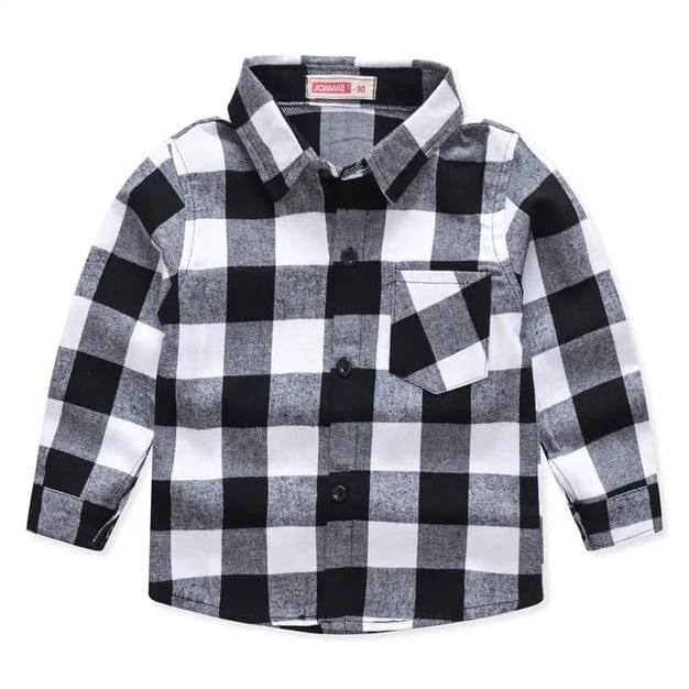 Kemeja Flanel Anak Laki Laki 1-10 Tahun // Baju Kemeja Cowok // Atasan Baju Anak