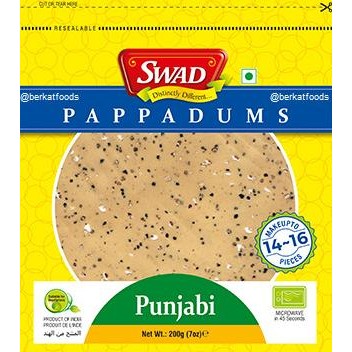 

+%+%+%] Punjabi Papad Swad / Papadums India / Crunchy Thin Crackers / Kerupuk