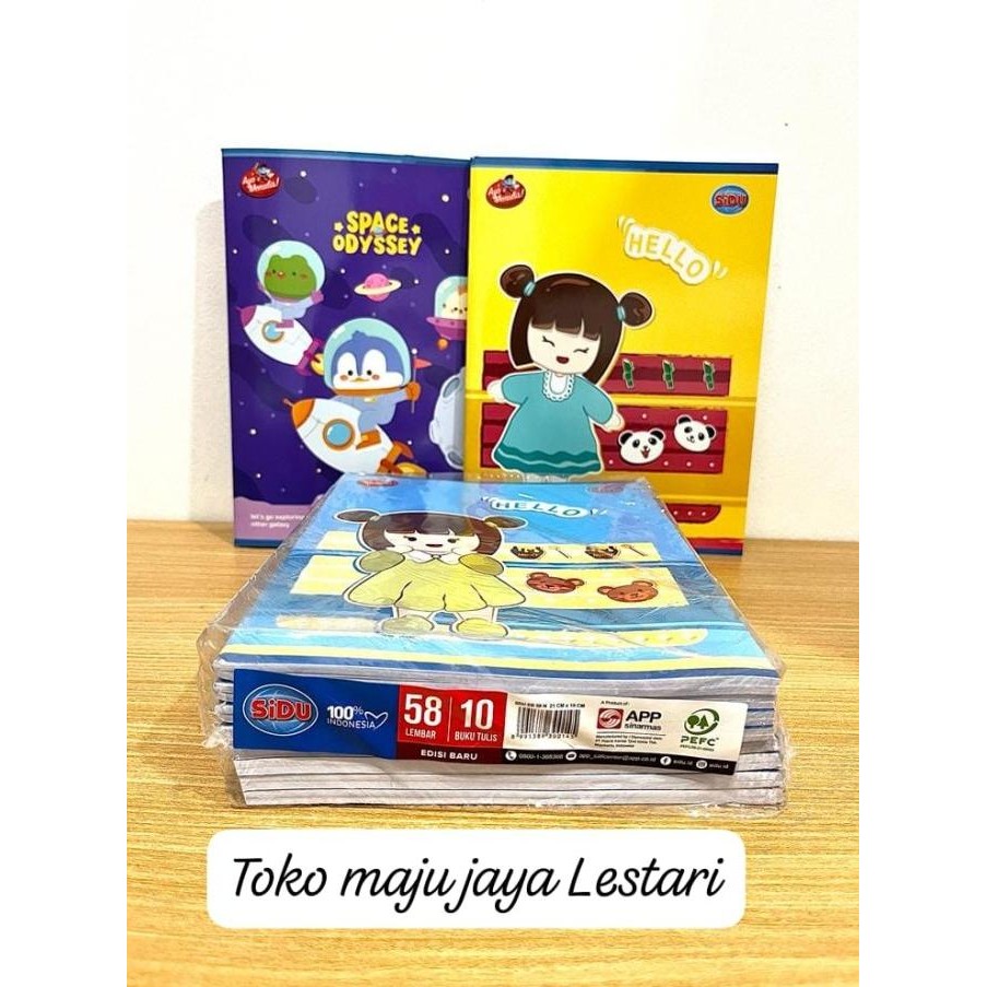 

Sale!! Buku Tulis Sidu 58 Lembar
