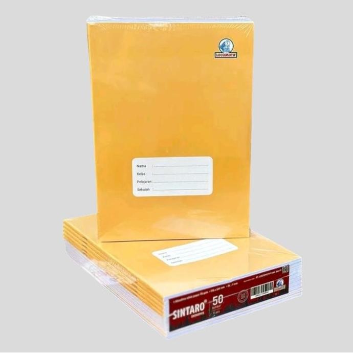 

New!! Paket Buku Tulis Boxy Sintaro Lokomotif 10 Buku 50 Halaman Meriah - Sekolah, Paper
