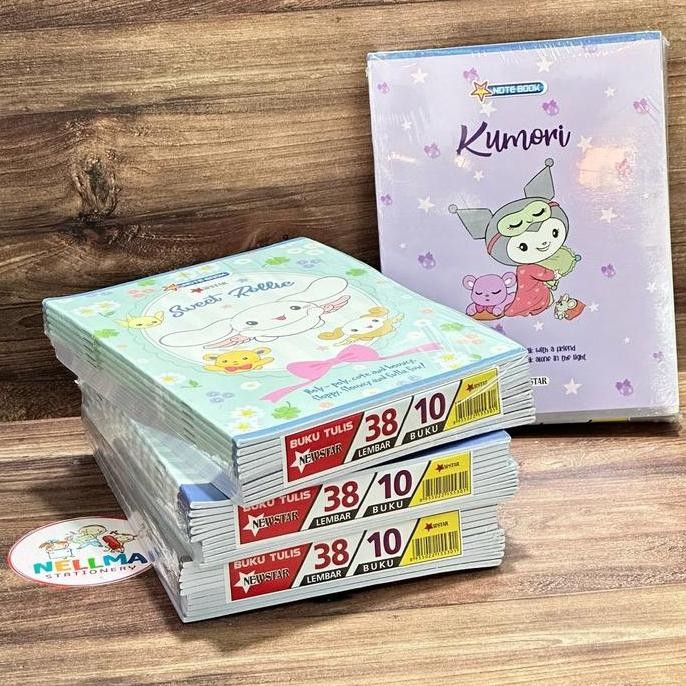 

Sale!! Buku Tulis 38 Lembar Karakter Kuromi Newstar Isi 10Pcs Buku Tulis Anak Cewek