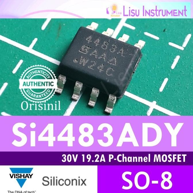 Diskon Si4483ADY 30V 19.2A P-Channel MOSFET 4483A 4483 SO-8 Vishay ORIGINAL lisu992 Diminati Banget